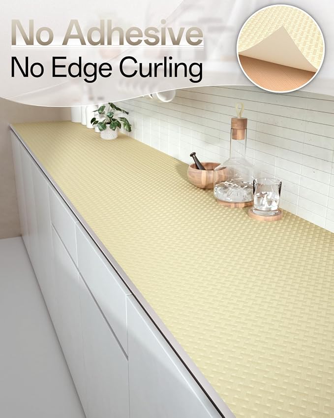Shelf and Drawer Liner for Kitchen Cabinet, Non-Adhesive 12in x 240in - Image 4