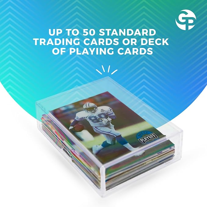 10 Pack Clear Acrylic Card Storage Boxes - Image 3