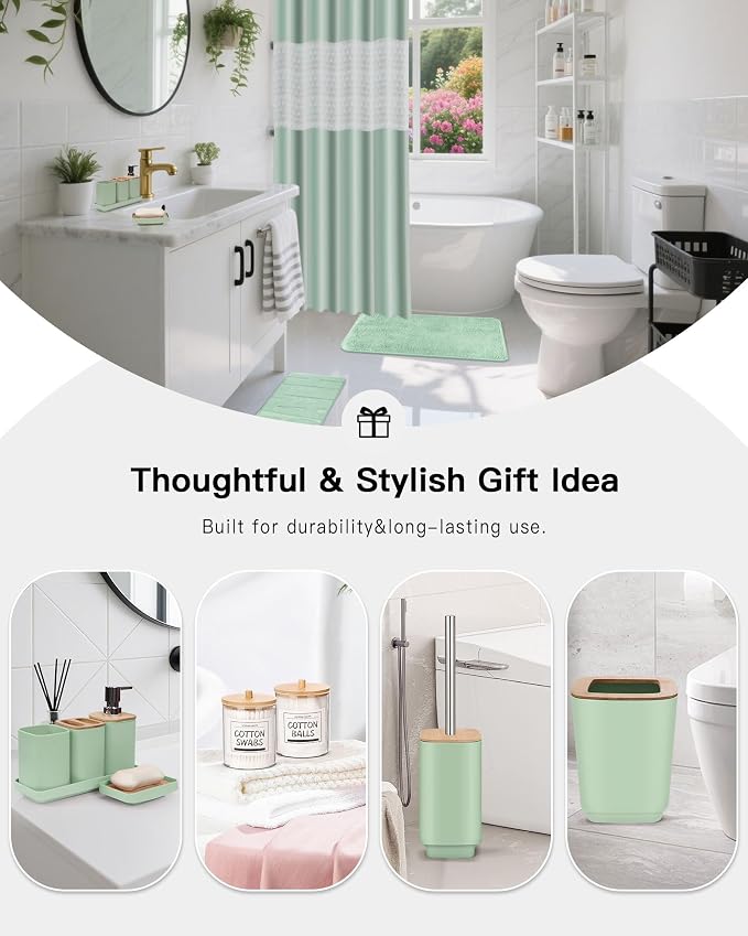 Bathroom Accessories Set, 24 Pieces Bathroom Accessory Set - Image 6