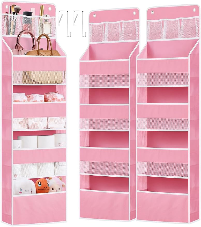 2 Pack Over The Door Organizer, Hanging Storage Organization by Wakaye