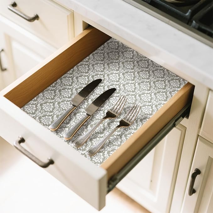 Drawer Liner and Shelf Liner for Kitchen Cabinet Liner Non-Adhesive Non-Slip - Image 3