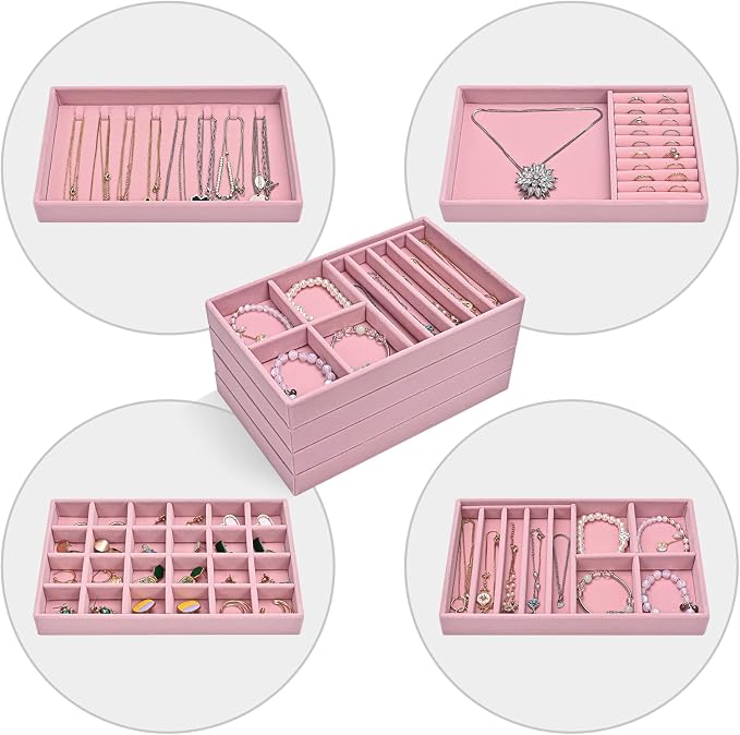 ProCase Stackable Jewelry Organizer Trays - Image 4