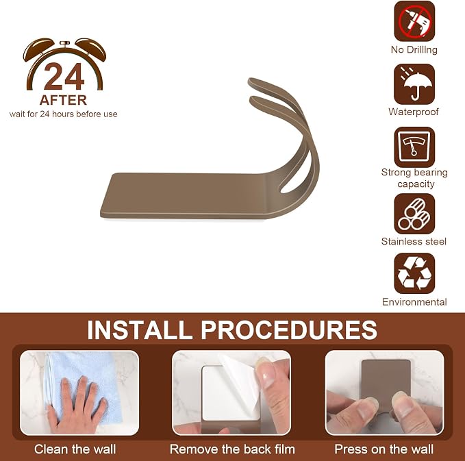 CGBE 4 Pack Shower Hooks - Image 4