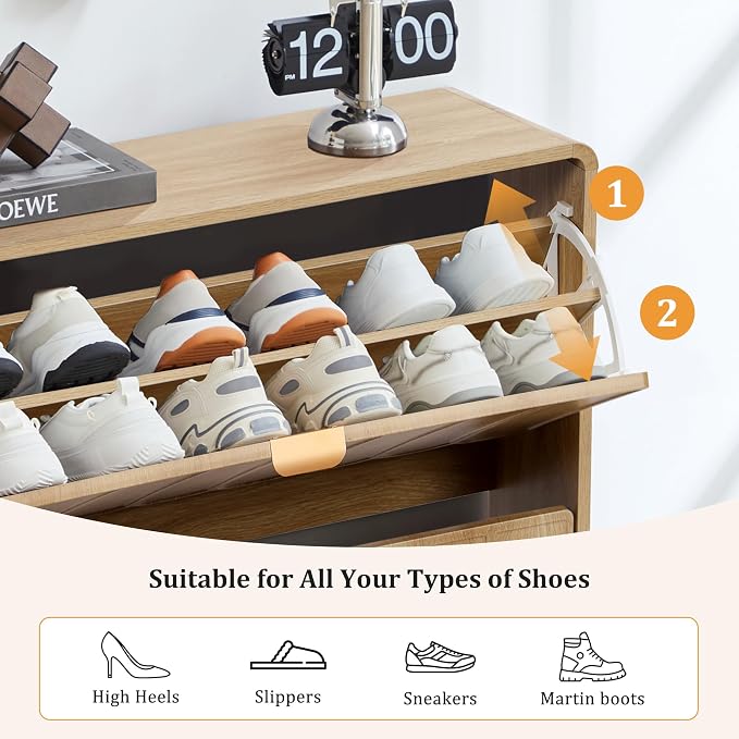 Shoe Storage Cabinet for Entryway - Image 3