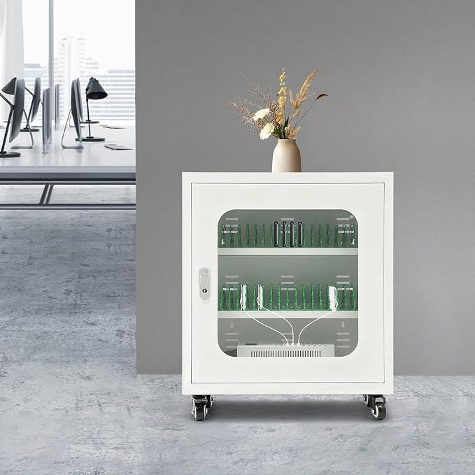 40-Slot Cell Phone Charging Station Cabinet - Image 4