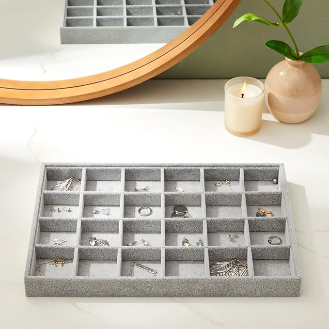Juvale Velvet Jewelry Organizer Tray - Image 3