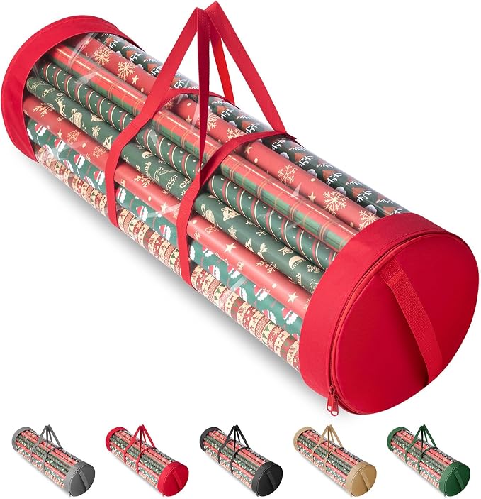 BALEINE Christmas Wrapping Paper Organizer Storage by BALEINE