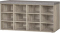 DINZI LVJ Shoe Bench, 12 Cubbies Shoe Organizer by DINZILVJ