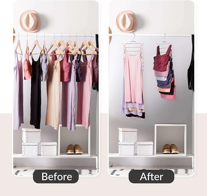 ZEDODIER 3 Pack Tank Top Hanger Space Saving, Bra Hangers - Image 2