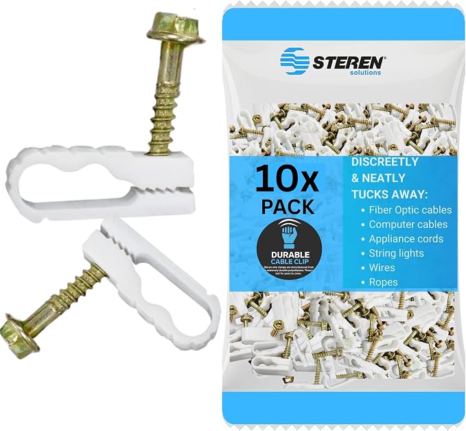 STEREN Coaxial Cable Clips by STEREN