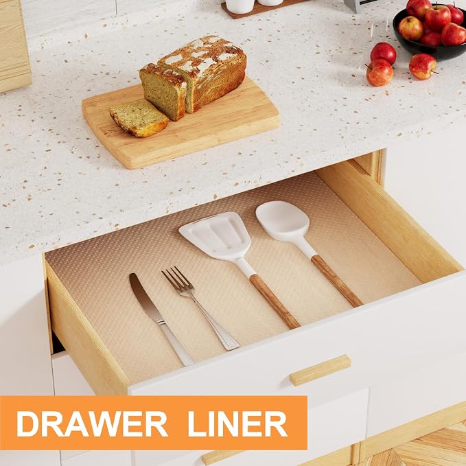 FLPMIX Clear Shelf Liners for Kitchen Cabinets - Image 2