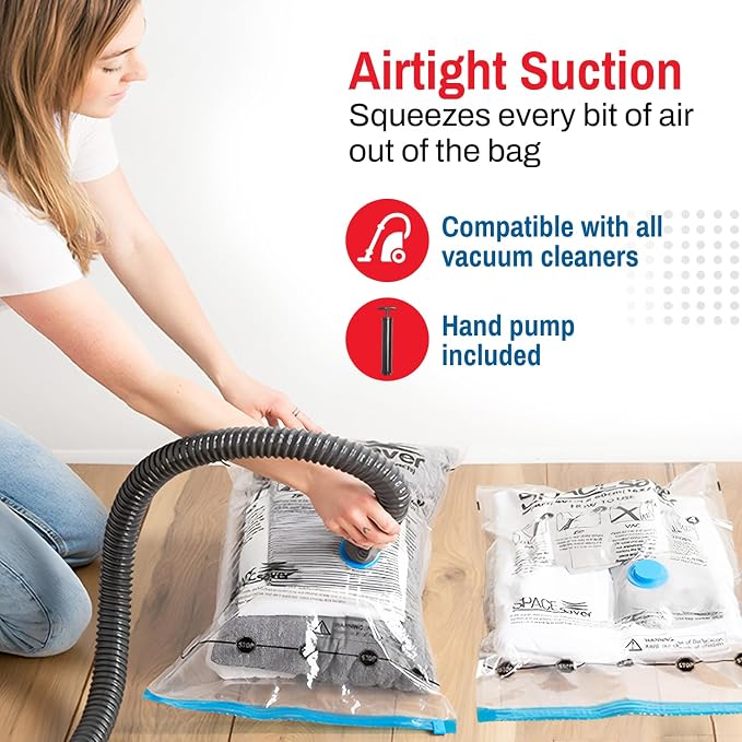 Spacesaver 4 Pack Large Vacuum Storage Bags - Image 4