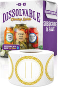 Canning Labels Dissolvable Stickers by MESS