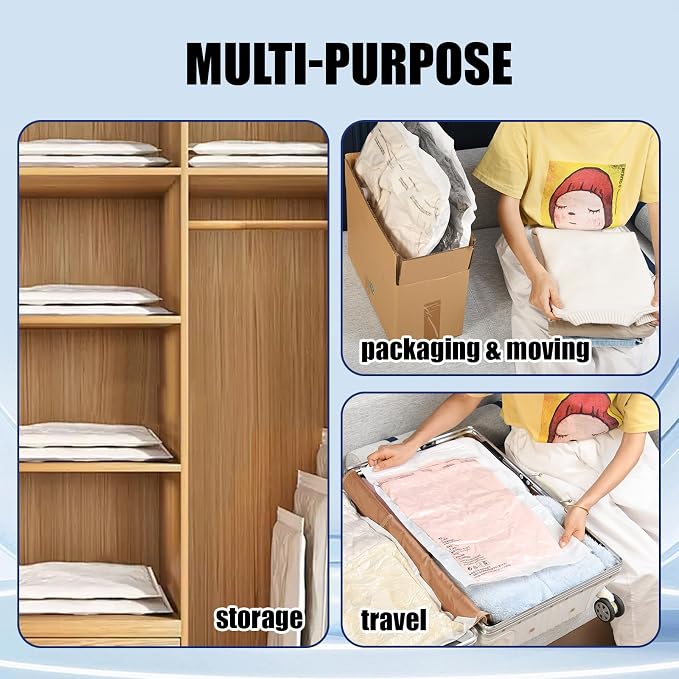 10 Pack Jumbo Vacuum Storage Bags - Image 5