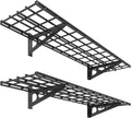 FLEXIMOUNTS 2-Pack 1x4ft 12-inch-by-48-inch Wall Shelf Garage Storage Rack Wall by FLEXIMOUNTS