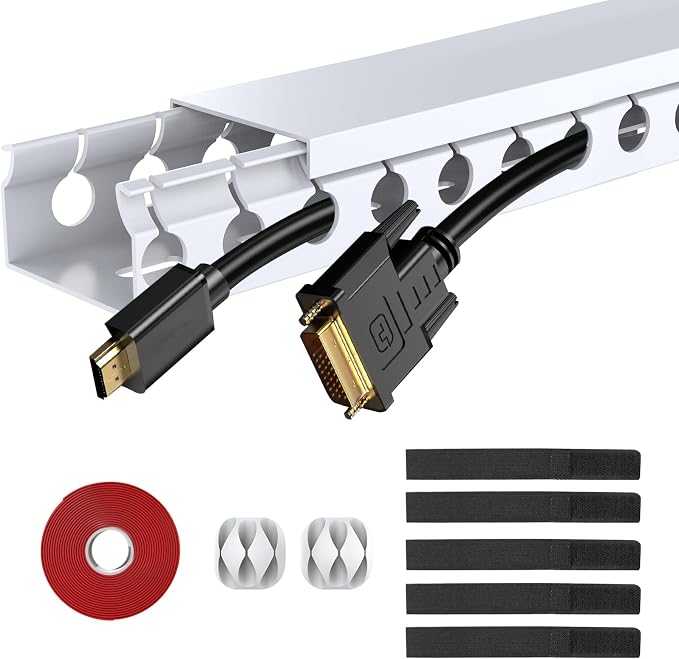 Updated White Cable Raceway Kit by ENONCI