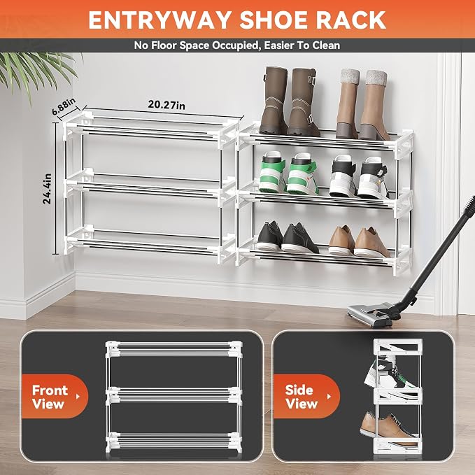 3 Tier for Wall Mounted Shoe Rack - Image 2