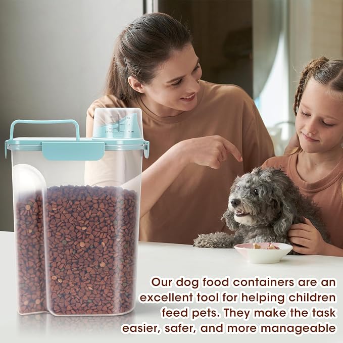 TBMax Dog Food Storage Containers 2 Pack 8 to10 Lbs, Airtight Pet Food - Image 5
