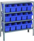 Quantum Storage Systems 1839-SB804BL Solid Heavy Duty 4 Shelves 15 STORE-MAX by QuantumStorageSystems