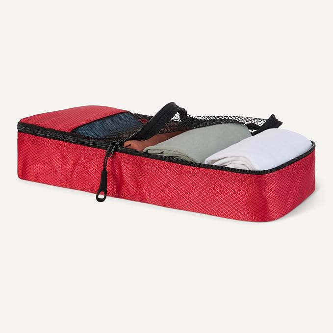 Amazon Essentials 4-Piece Packing Cubes Travel Accessories Set, Luggage - Image 3