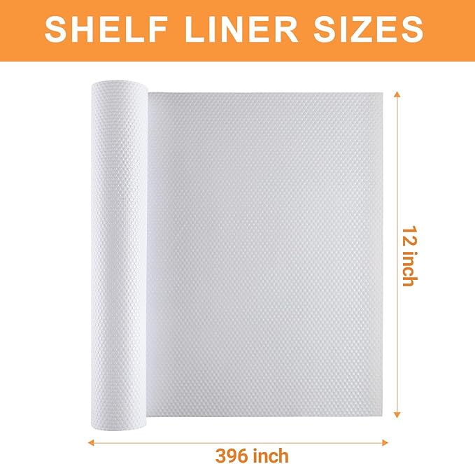 FLPMIX Shelf Liner for Kitchen Cabinets 12 inch Wide - Image 9
