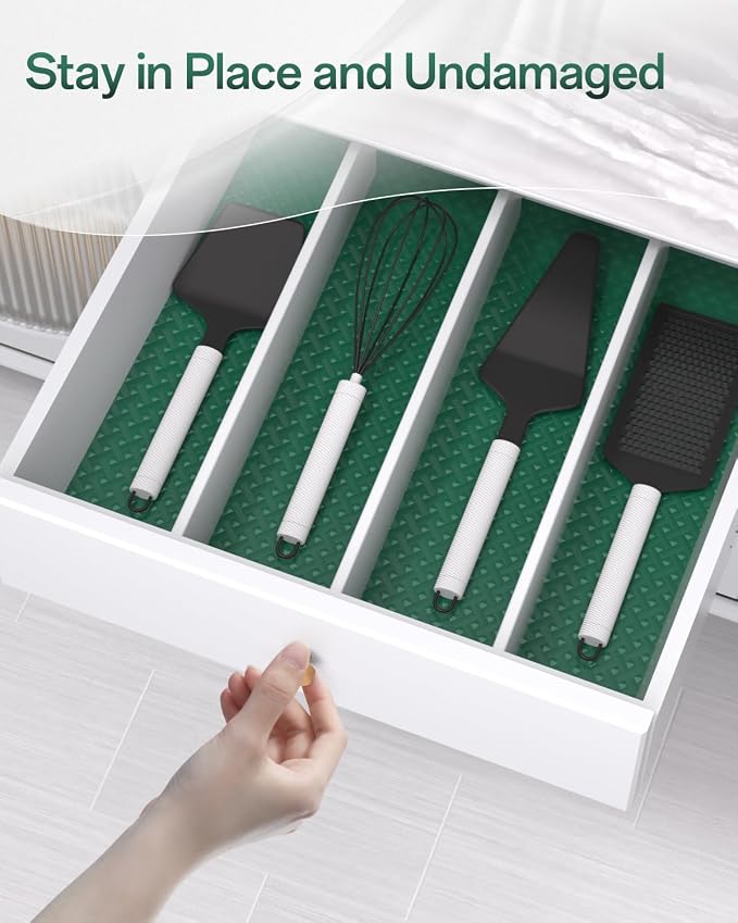Shelf and Drawer Liner for Kitchen Cabinet, Non-Adhesive 24in x 120in - Image 8