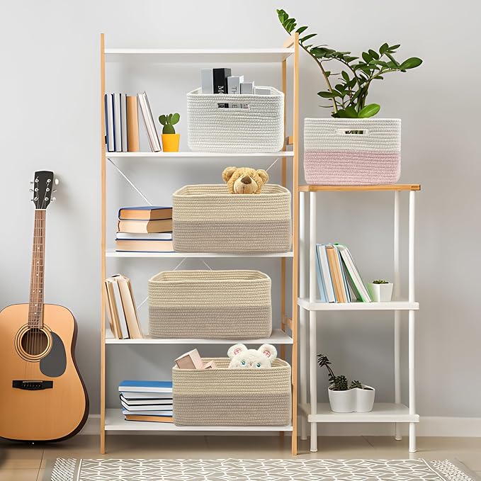COMFY-HOMI 2 pcs Large Storage Baskets - Image 2