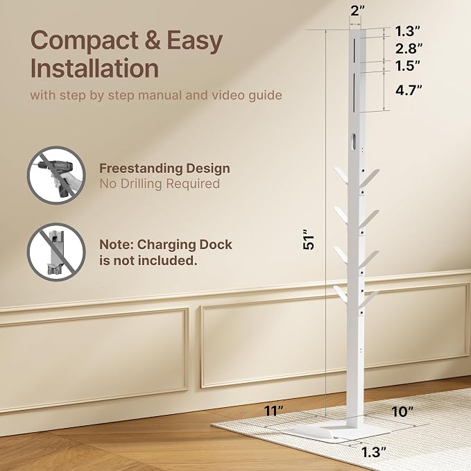 Vacuum Stand for Dyson Gen5 V15 V12 V11 V10 V8 V7 V6, Tineco S11 A10 A11 - Image 6