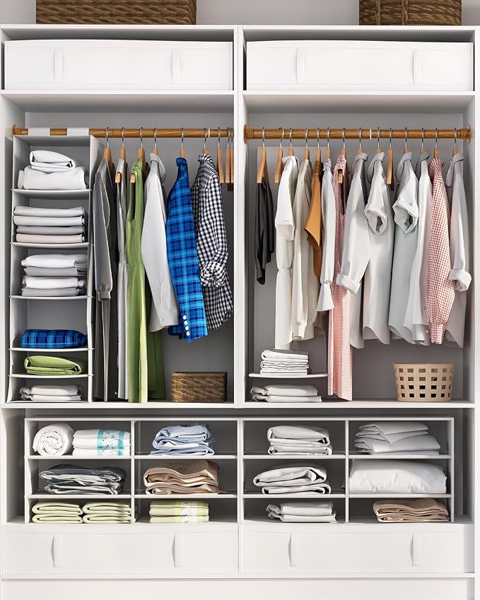 Closet Rods for Hanging Clothes, 17-64 Inch Heavy Duty and Stepless Adjustable - Image 2