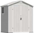 Greesum 6x4FT Plastic Outdoor Storage Shed by BuynowfromGreesum
