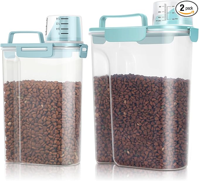 TBMax Dog Food Storage Containers 2 Pack 8 to10 Lbs, Airtight Pet Food by TBMax