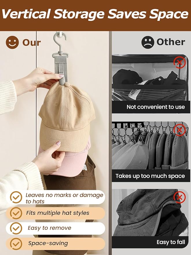 Over the Door Hat Rack - Image 2