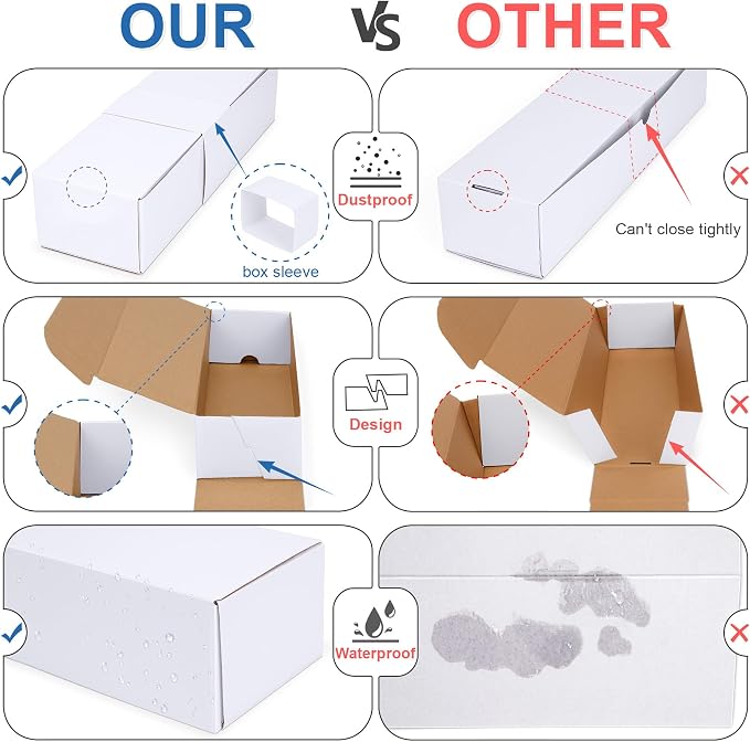 Trading Card Storage Box with Dividers, Cardboard card Organizer Box - Image 4
