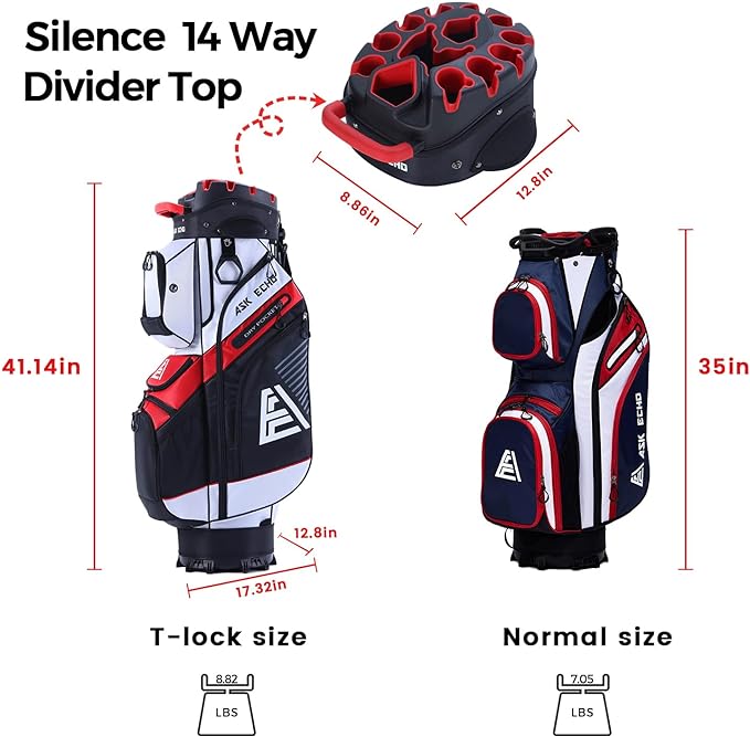 ASK ECHO T-Lock Golf Cart Bag - Image 4