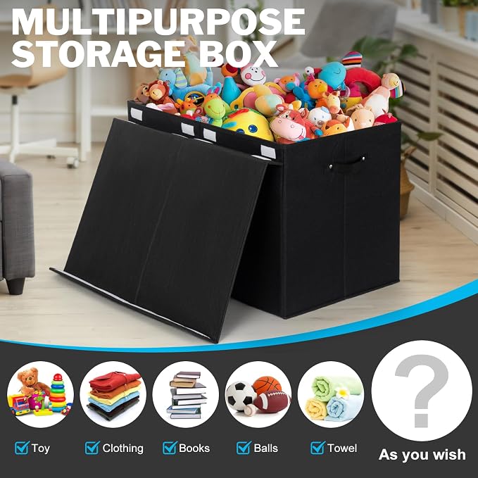popoly 122L Large Toy Box Chest - Image 5