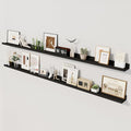Axeman 72 Inch Black Floating Shelves by Axeman