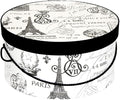 Sarah's Hat Boxes Classic Paris Hat Box – 12.75" x 6.5" Handmade in USA – by SarahsHatBoxes
