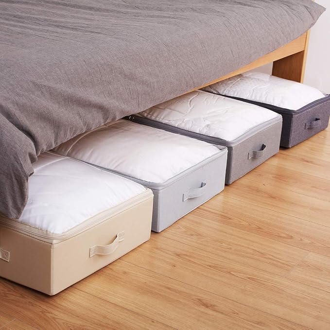 iwill CREATE PRO 31.5" Length Spacious Visible Lidded Under Bed Storage Bins - Image 4