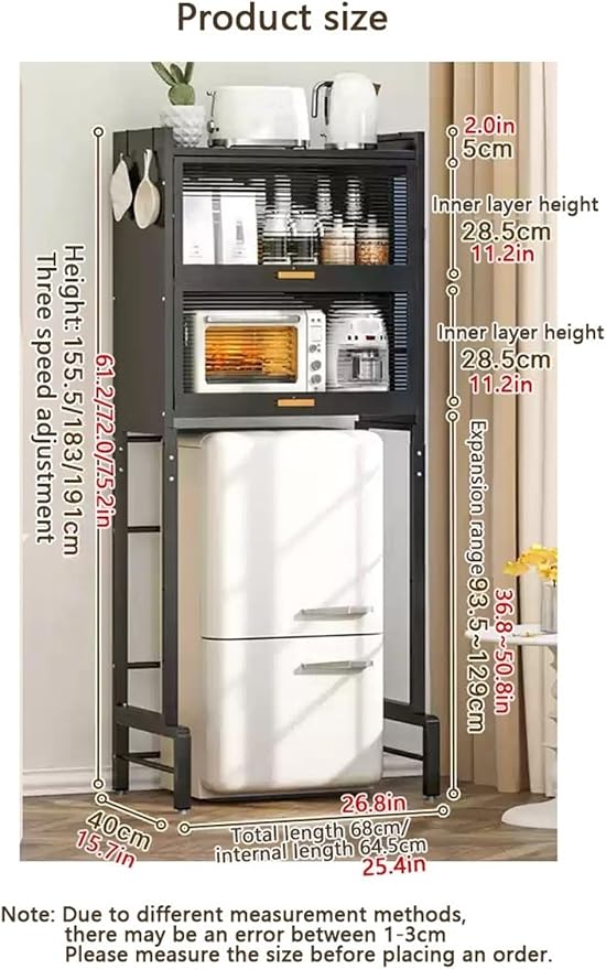 Stackable Kitchen Rack Cabinet Shelf Organizer - Image 2