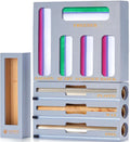 Calmbee Storage Bag Organizer, Foil and plastic Wrap Organizer by Calmbee