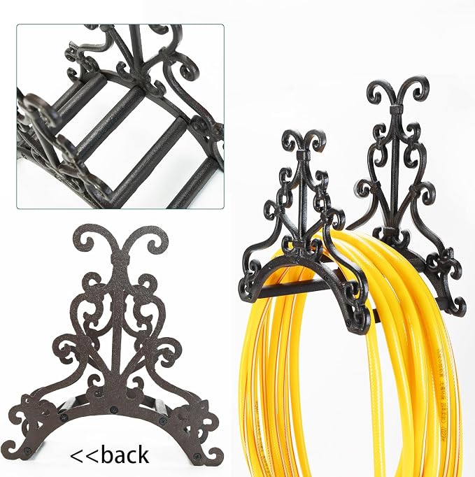 Sungmor Heavy Duty Cast Iron Garden Hose Holder - Image 5