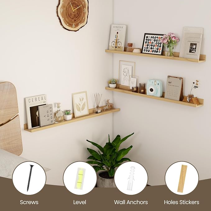 Axeman Oak Floating Shelves - Image 5