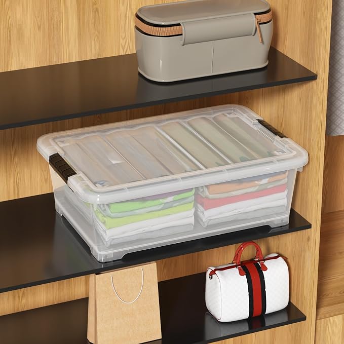 20 Quart Clear Under Bed Storage Box - Image 5