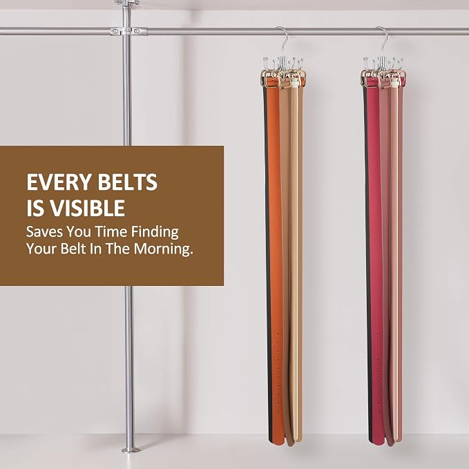 ZEDODIER Belt Hanger, Belt Organizer - Image 4