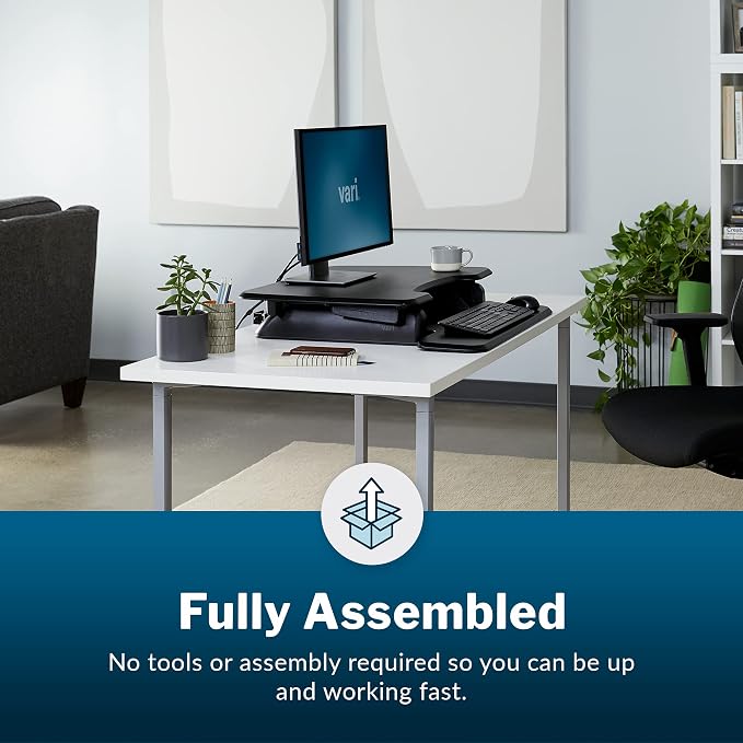 Vari - VariDesk Essential 30 - Two-Tier Standing Desk Converter - Image 5