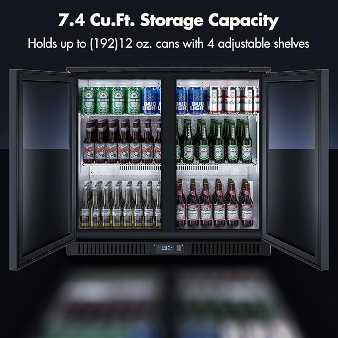 Coolski Back Bar Cooler Commercial Undercounter Refrigerator - Image 2