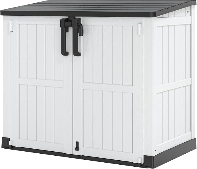NUNU LAB Outdoor Storage Cabinet 36 Cu.Ft Garden Storage Shed Waterproof - Image 8