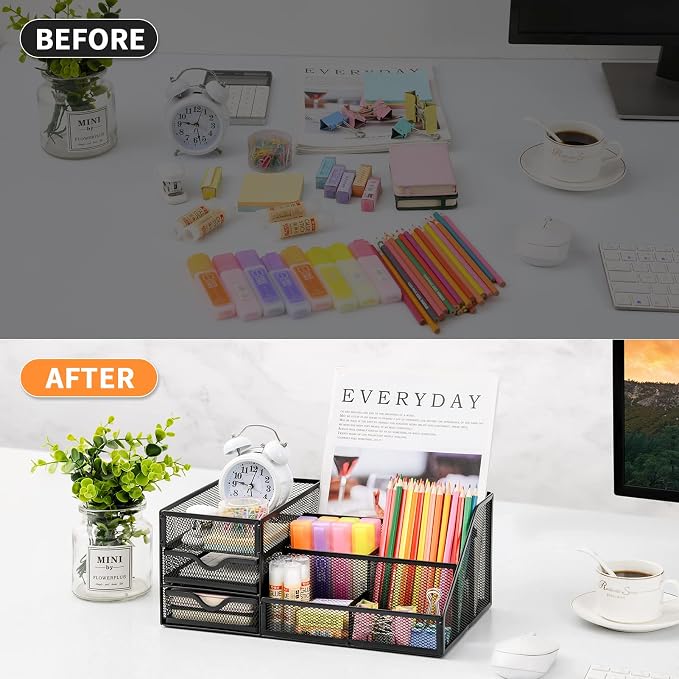 Lavatino Larger Mesh Desk Organizer - Image 3