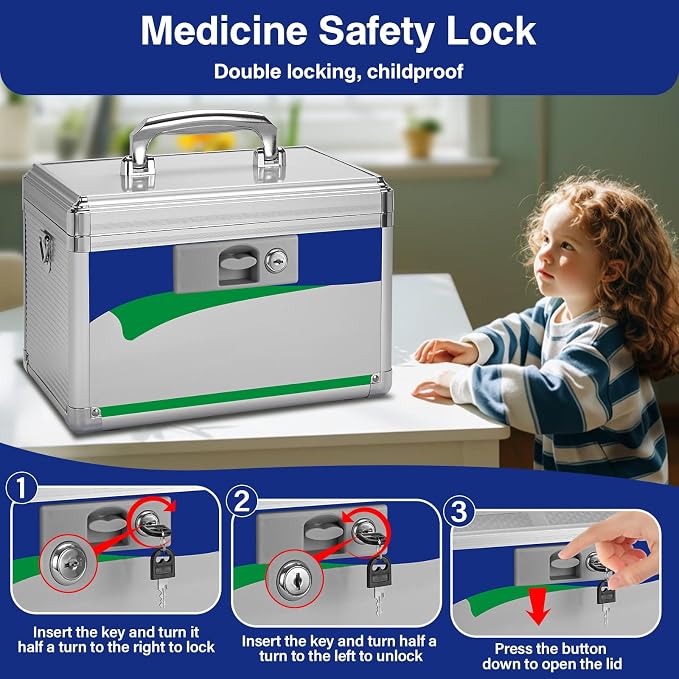 Medicine Lock Box for Safe Medication - Image 3