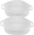 BESPORTBLE 2pcs Small Woven Cotton Rope Baskets by BESPORTBLE
